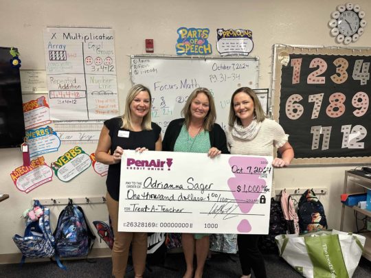 2024 #TreatATeacher Winner: Adrianna Sager - Molino Park Elementary