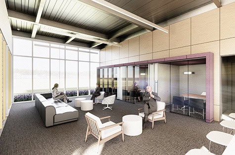 Rendering of interior branches