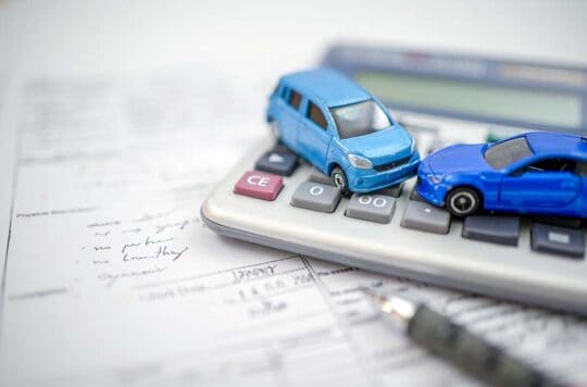 Toy Cars on Calculator