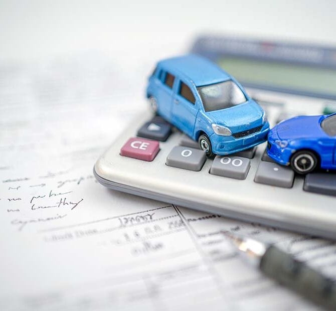 Toy Cars on Calculator