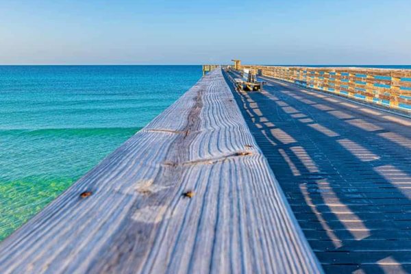 Boardwalk and ocean view