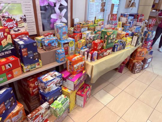 Snack Stock 2024 Delivery to ASH Cancer Center