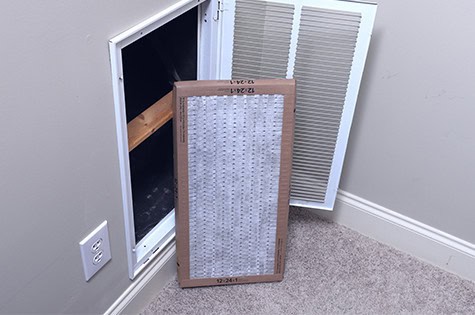 Replacing clean Air filter for home air conditioner